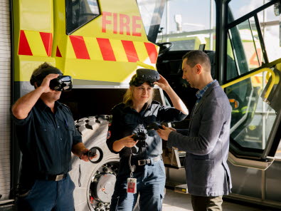 Virtual Reality for airport firefighters