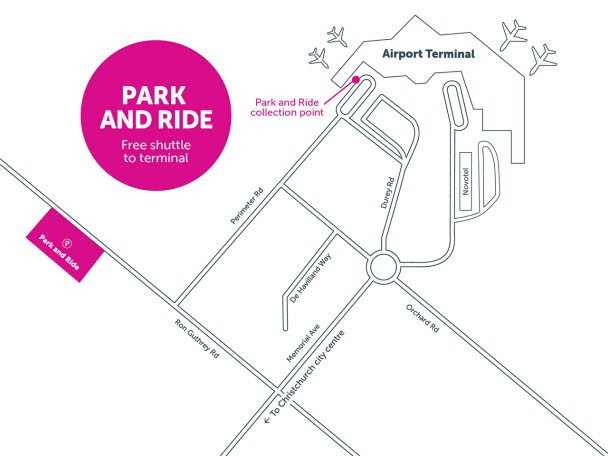 Orchard Road Car Park Christchurch Airport www.christchurchairport.co.nz