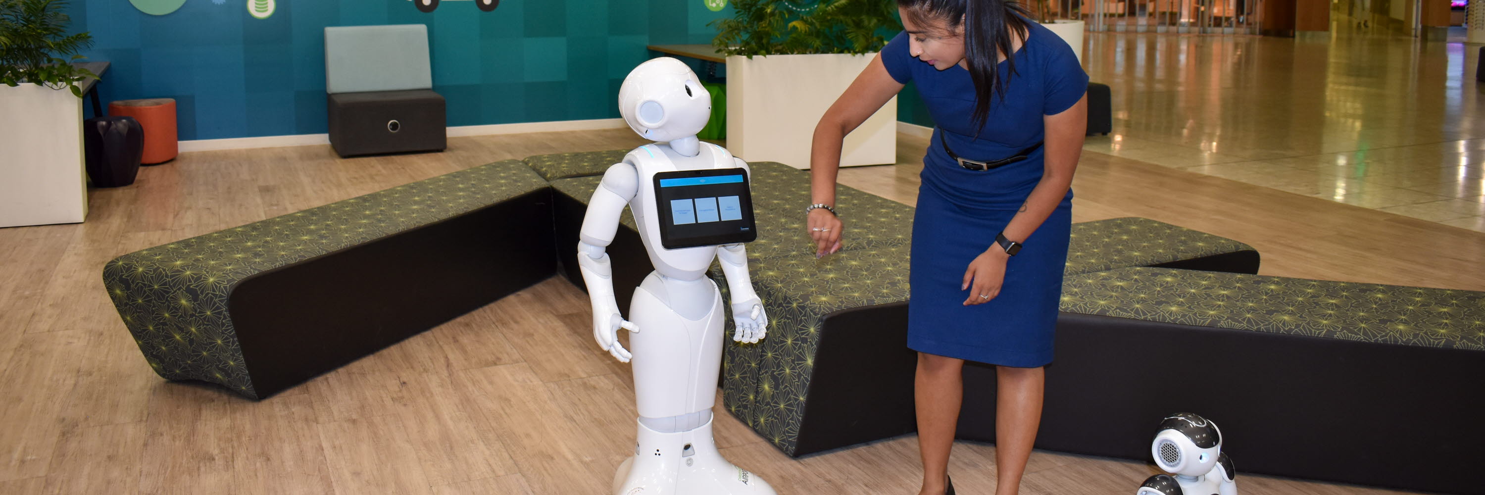Fortinet Roving Robot Meet our roving robots